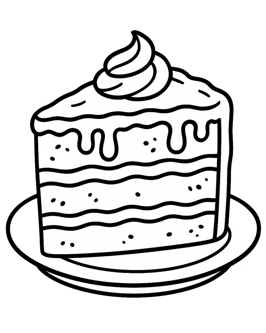 Sliced Chocolate Cake