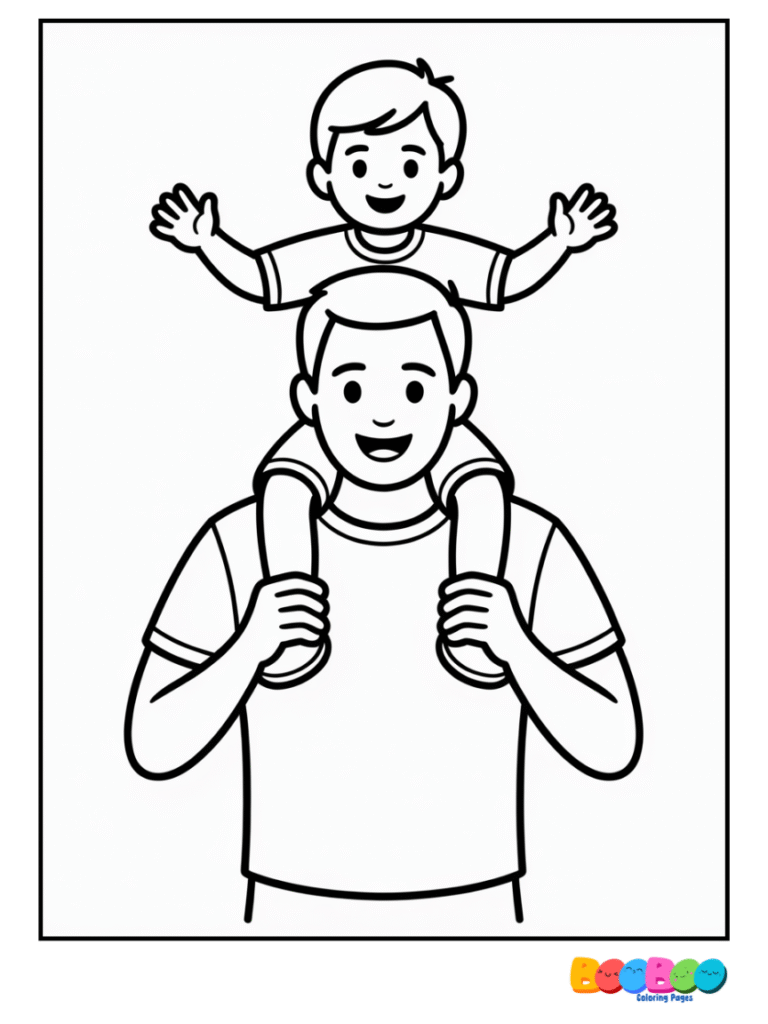 fathers day coloring pges