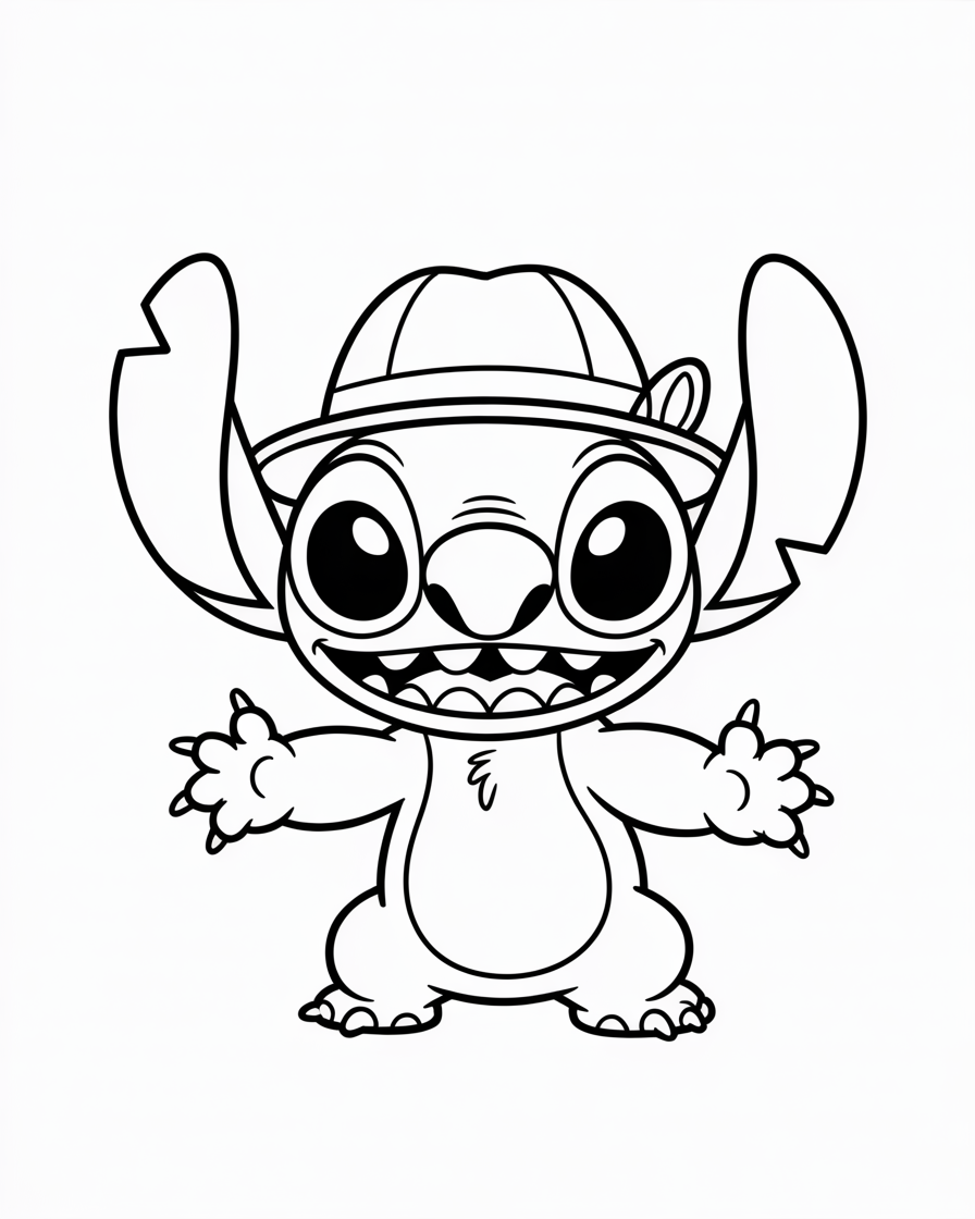 stitch coloring pages