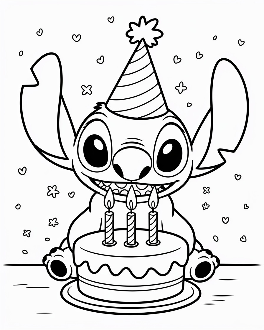 stitch coloring pages