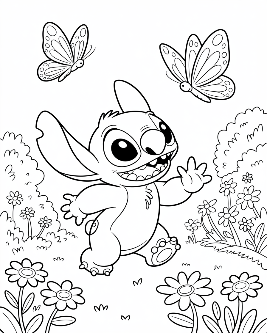 stitch coloring pages