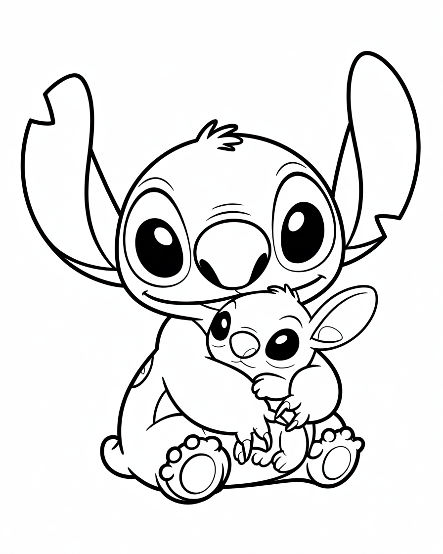 stitch coloring pages