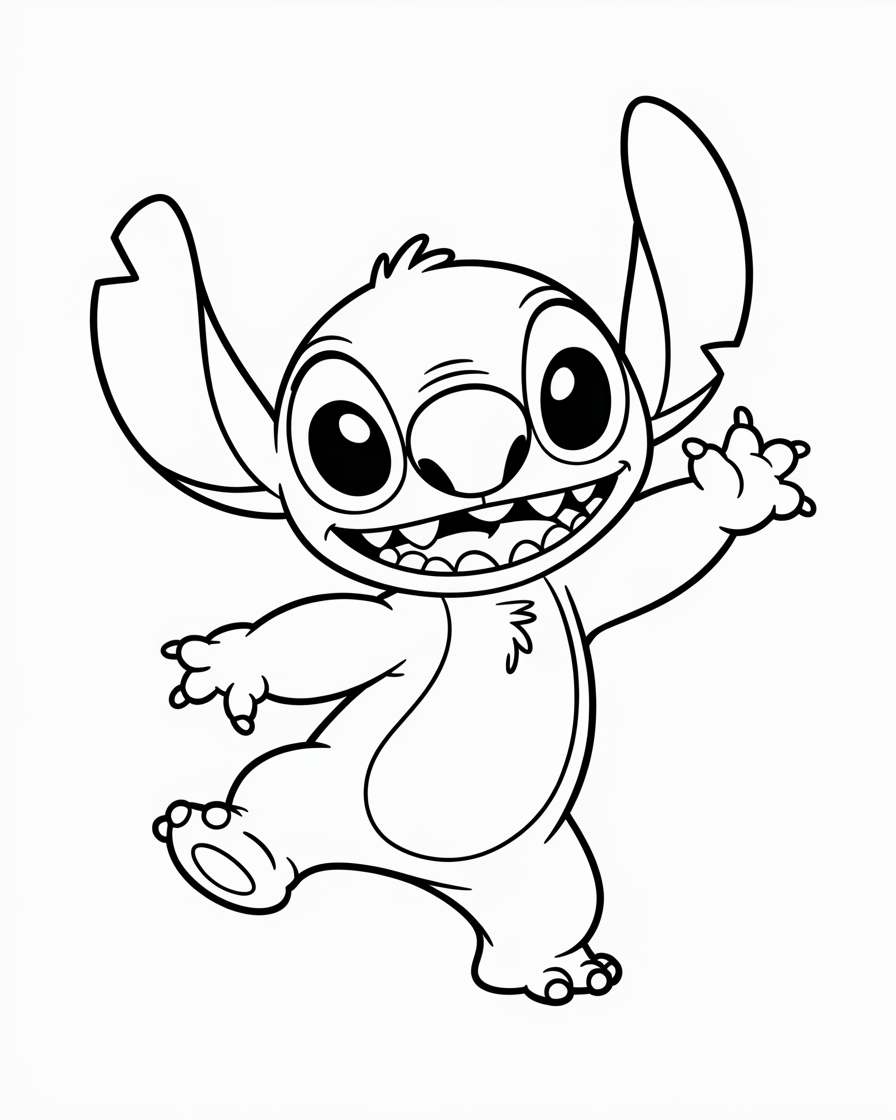 stitch coloring pages