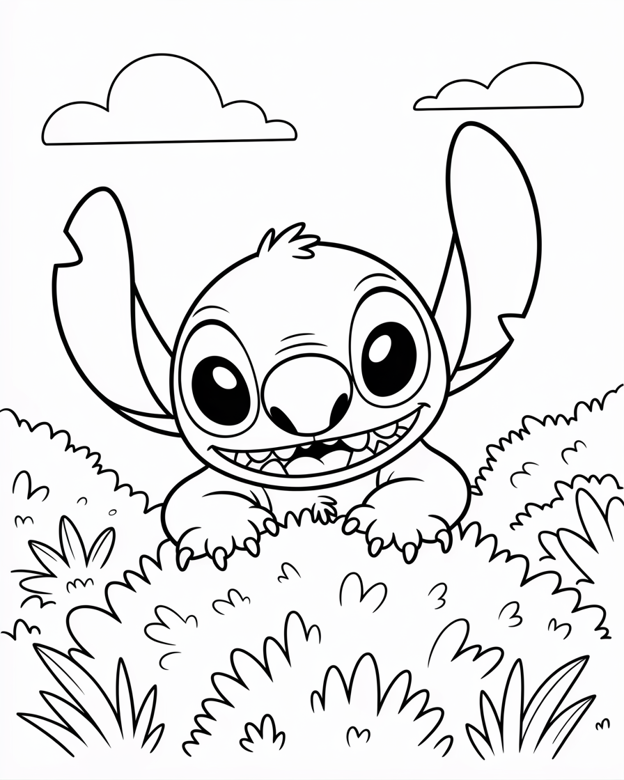 stitch coloring pages