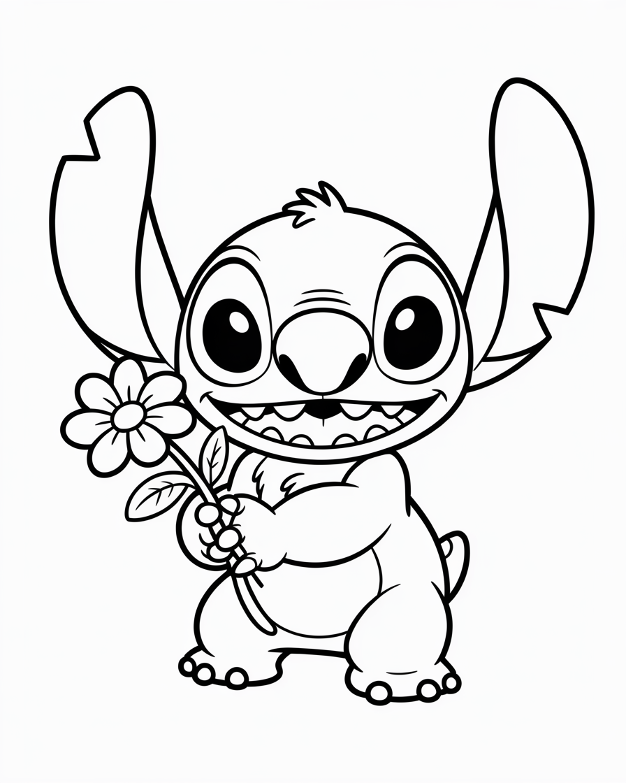 stitch coloring pages
