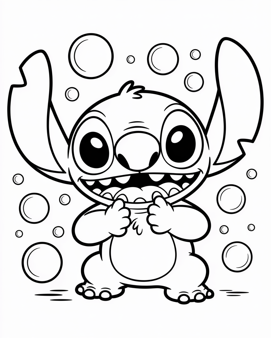 stitch coloring pages