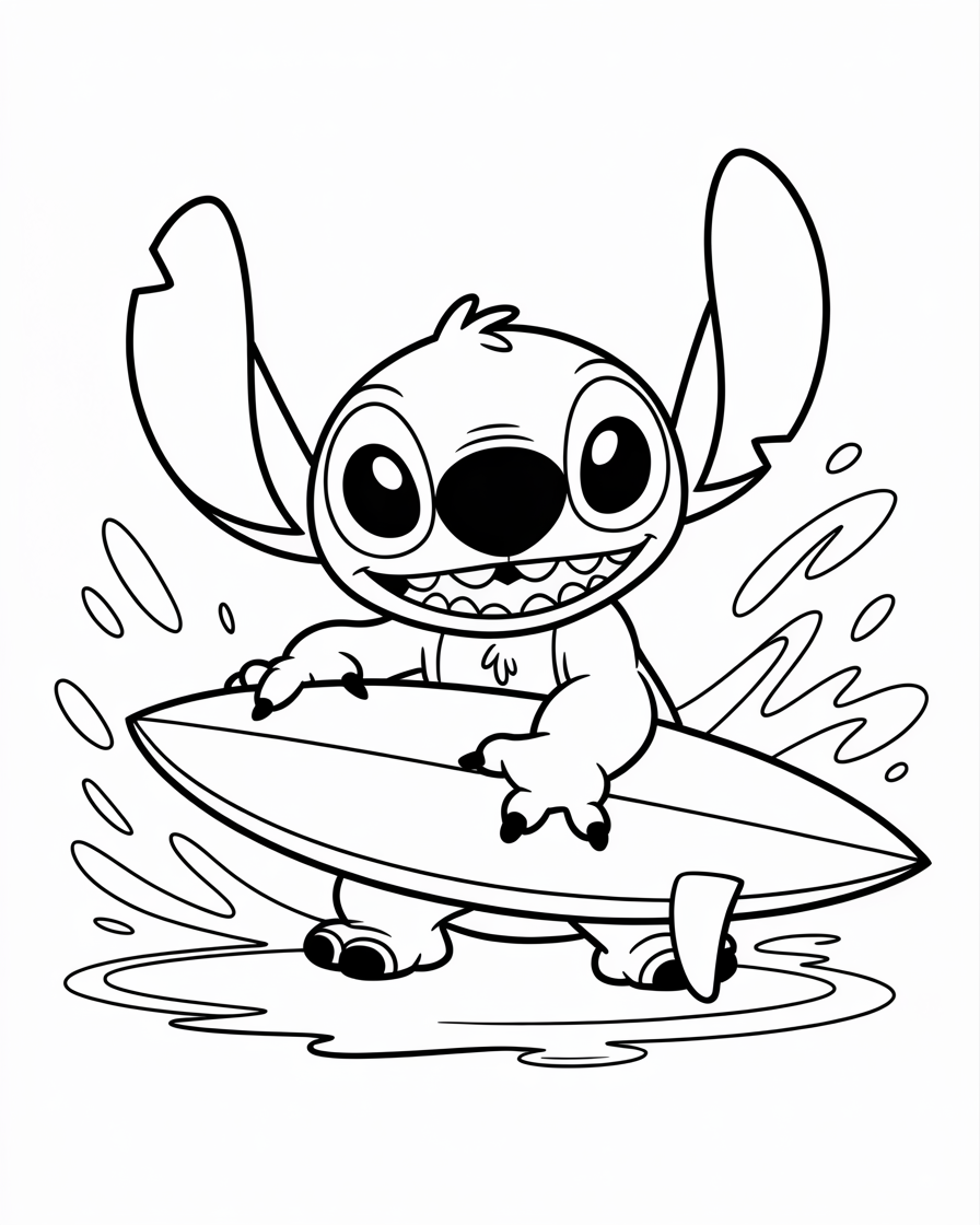 stitch coloring pages