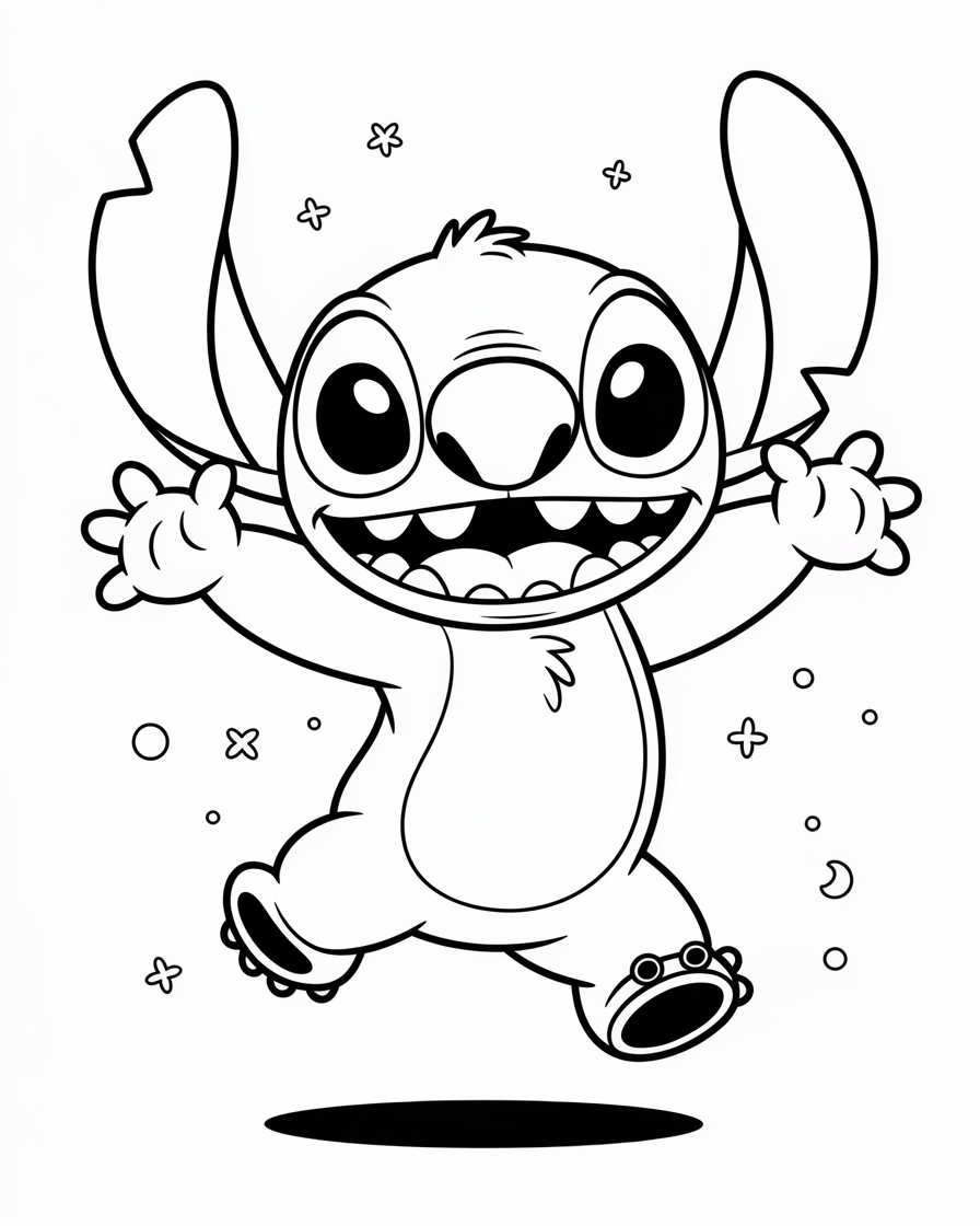 stitch coloring pages
