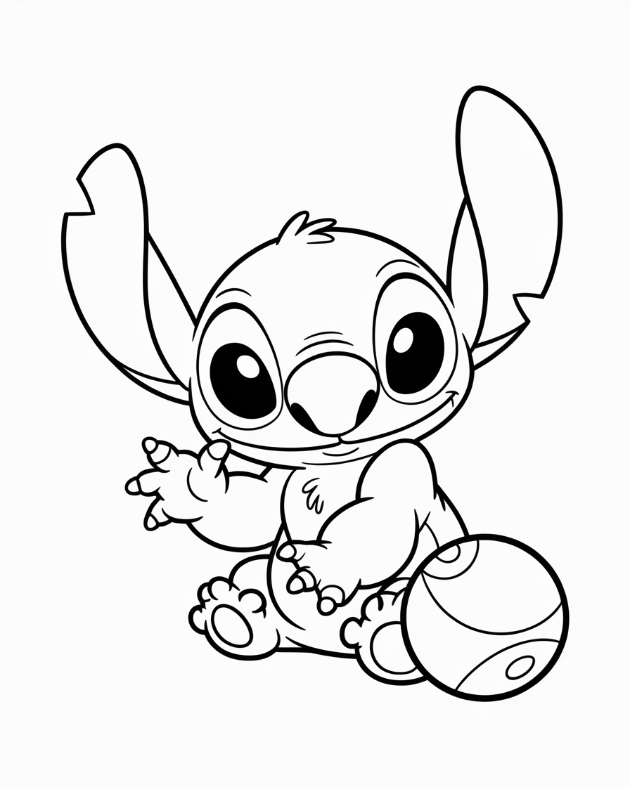 stitch coloring pages