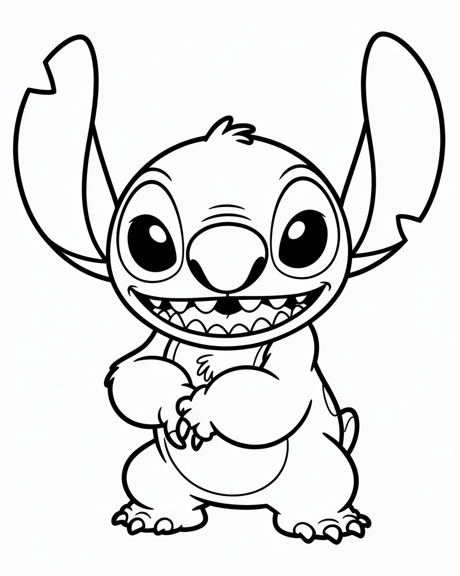 stitch coloring pages