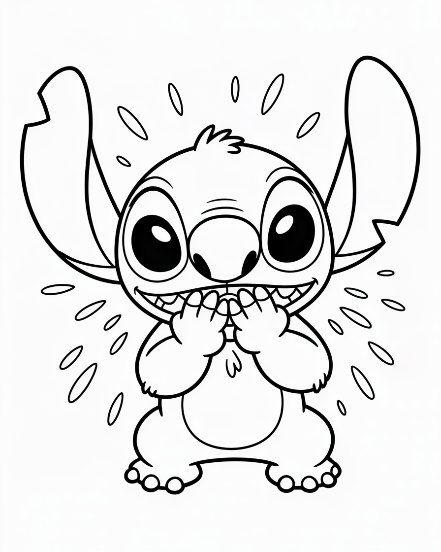 stitch coloring pages