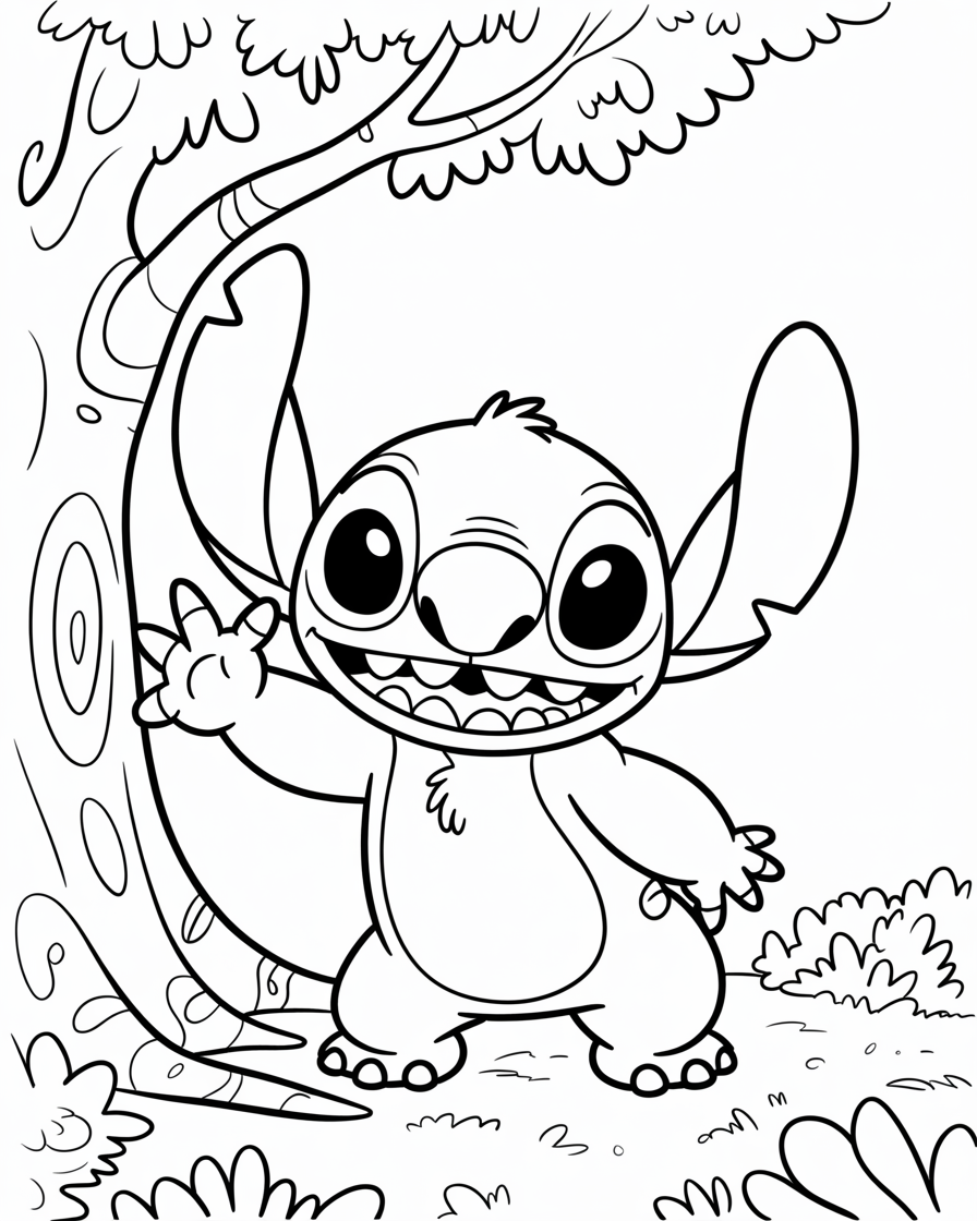 stitch coloring pages