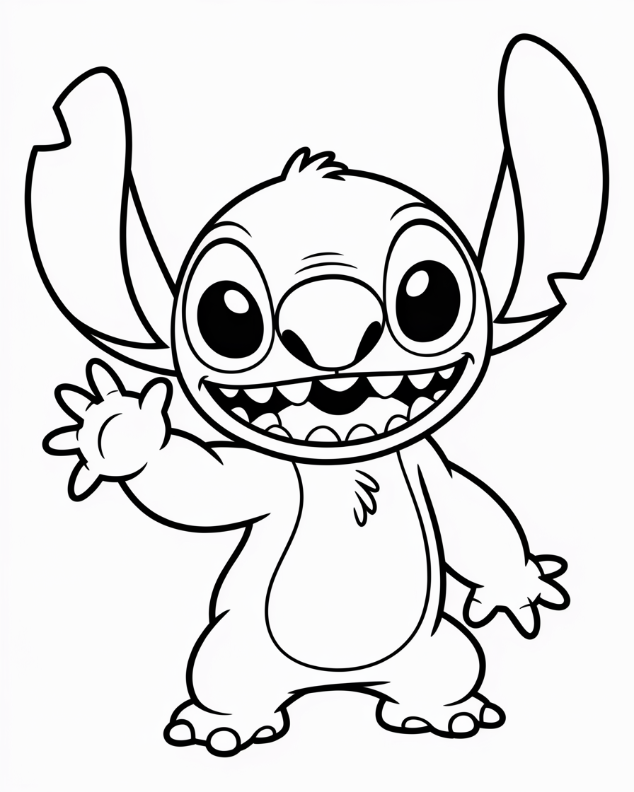 stitch coloring pages