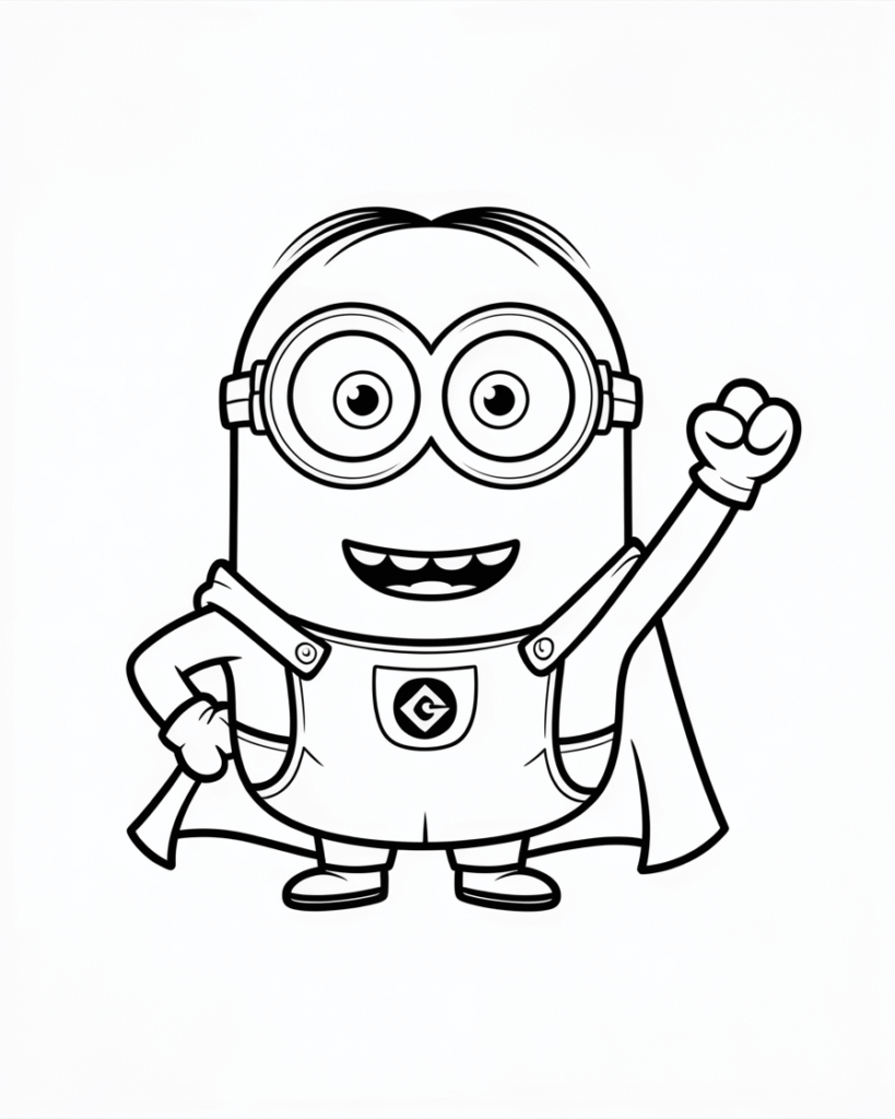 Minions Coloring Pages (20 Free Printable PDFs)