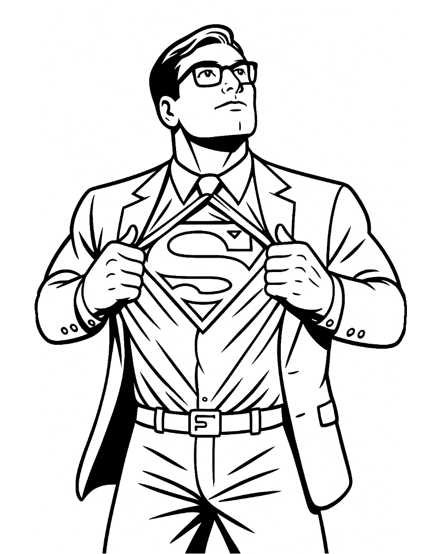 superman coloring pages
