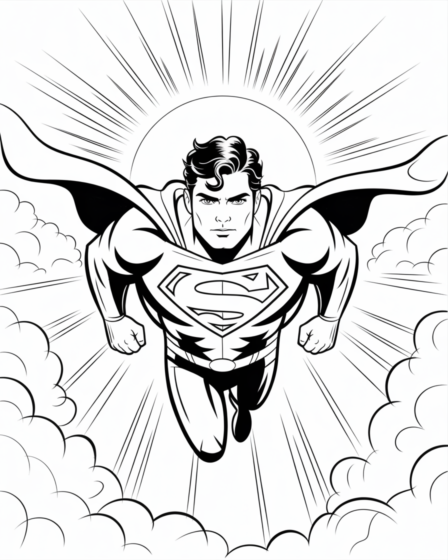 Superman Flying
