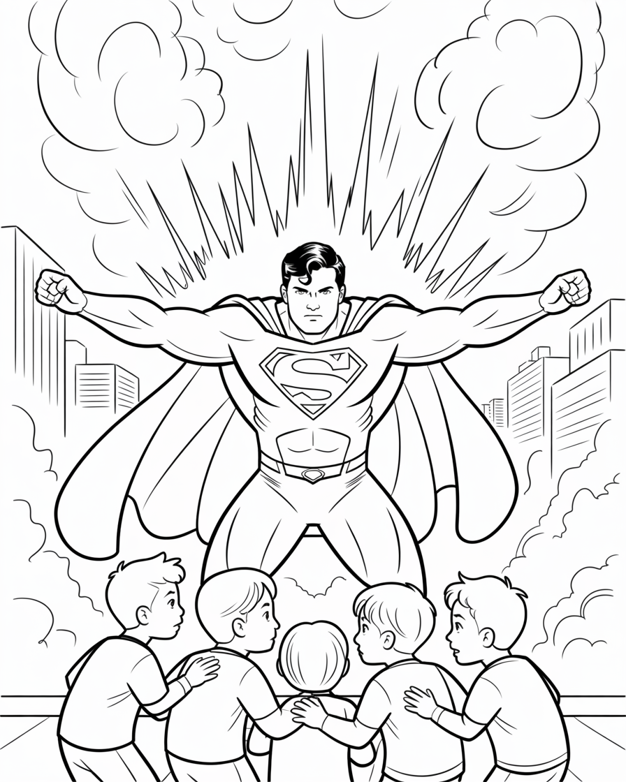 Superman Saves Kids