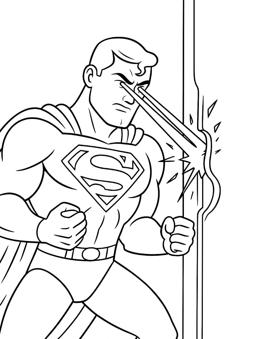 superman coloring pages