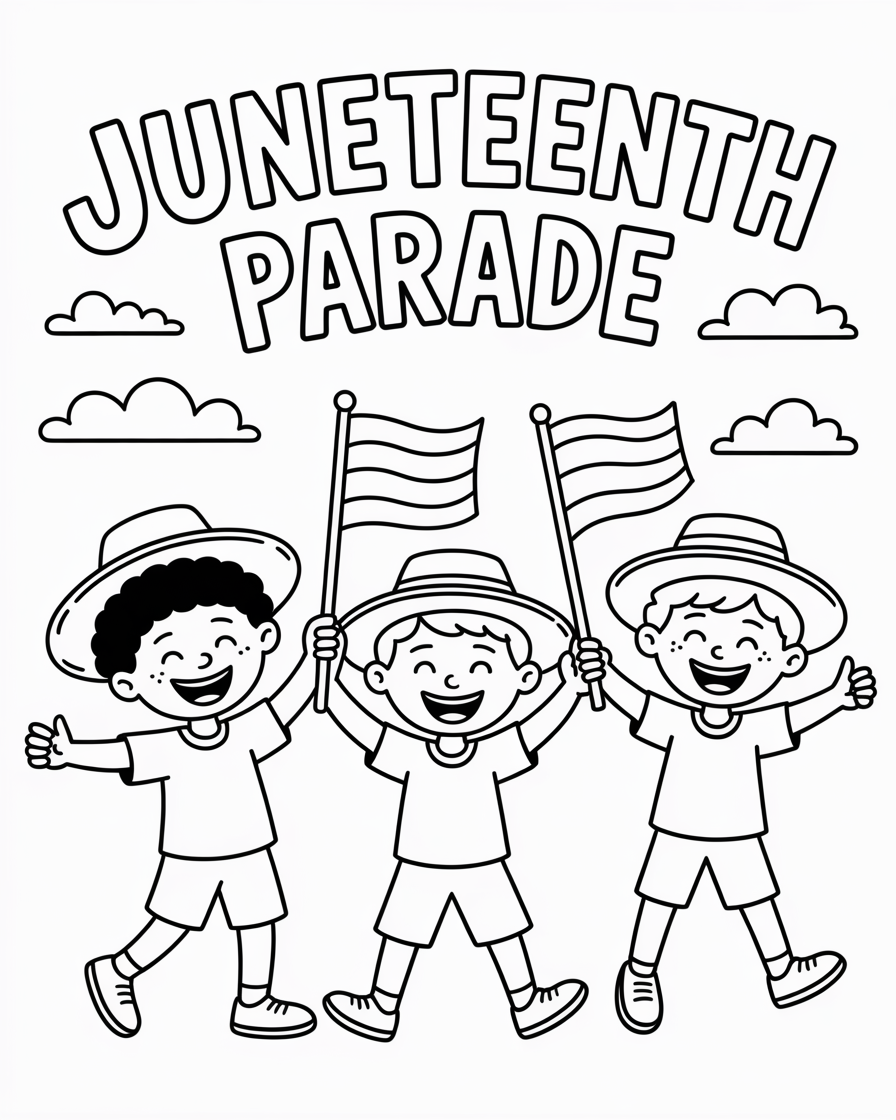 juneteenth coloring pages