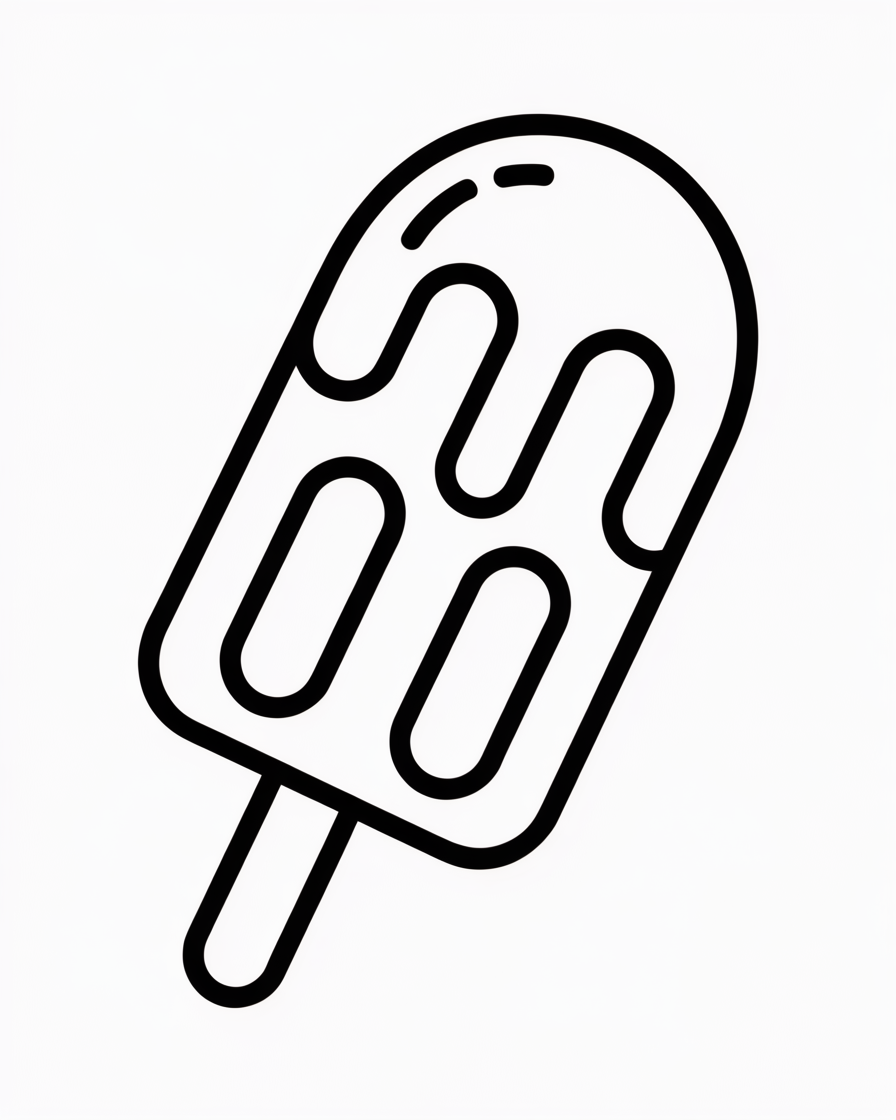 popsicle coloring pages