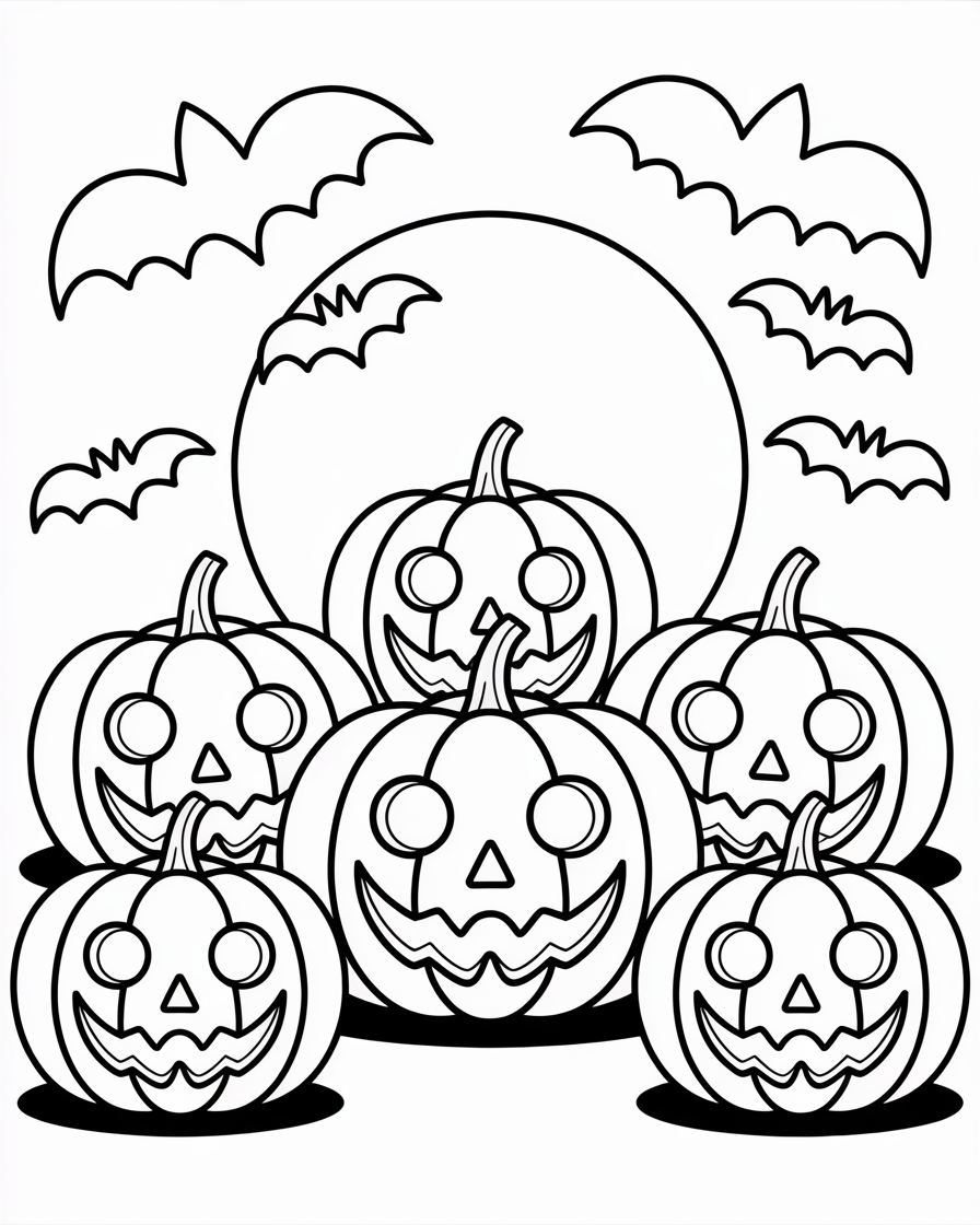 pumpkin coloring pages