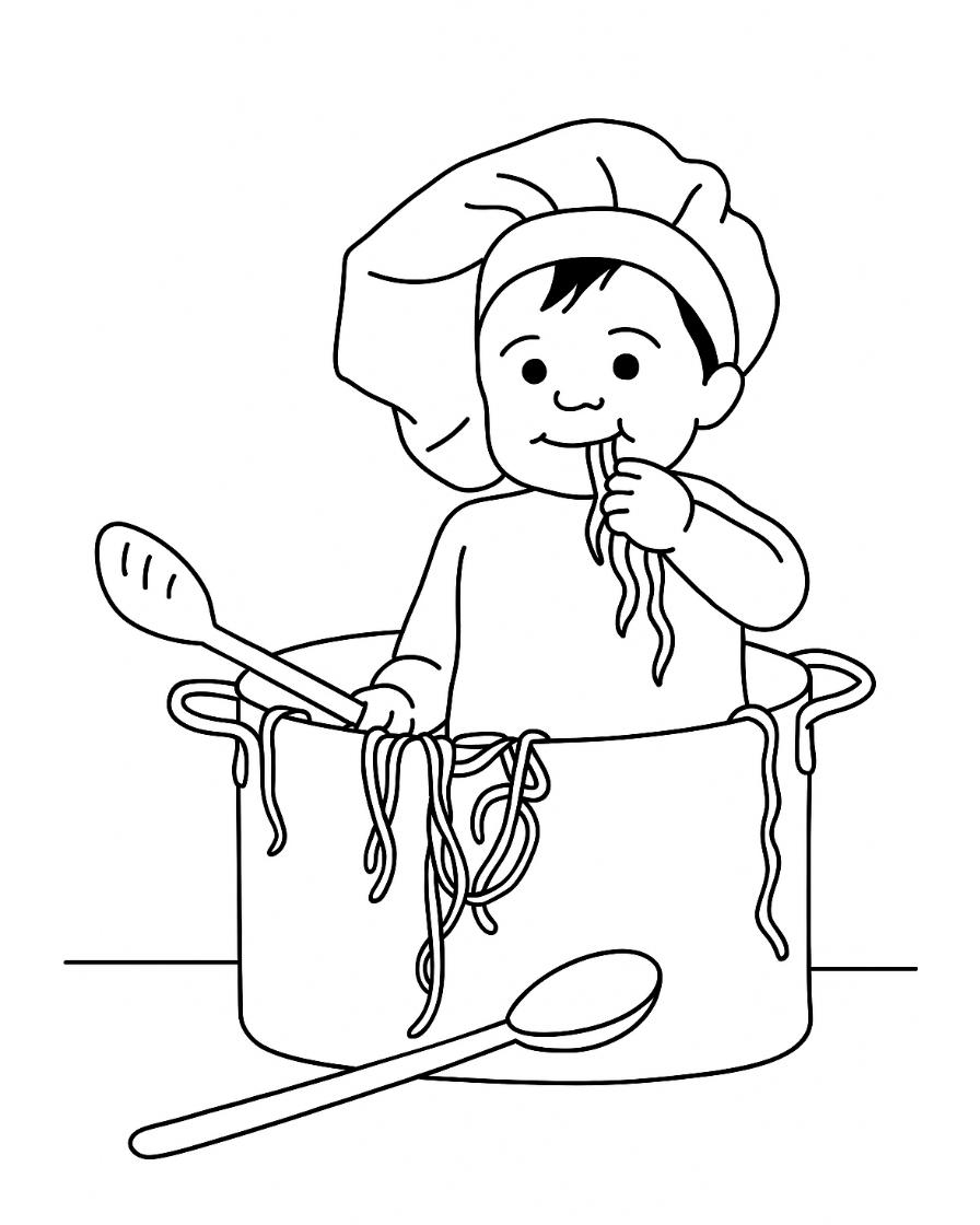 italian brainrot coloring pages