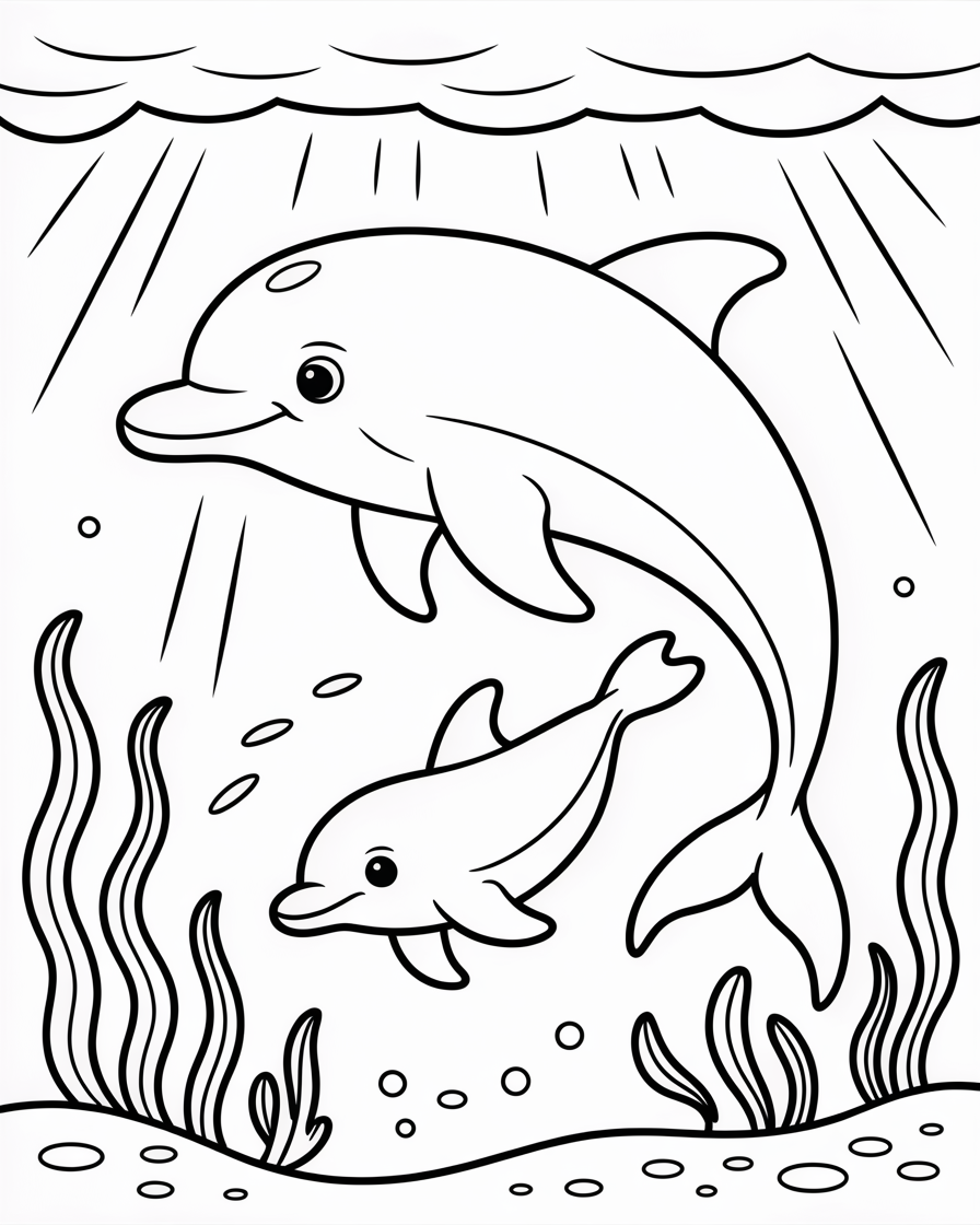 sea animals coloring pages