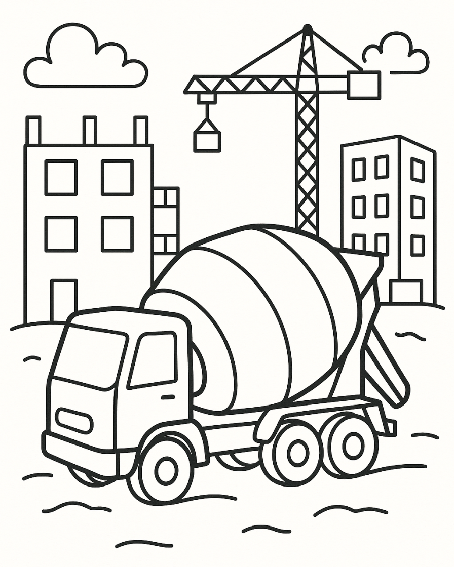 truck coloring pages