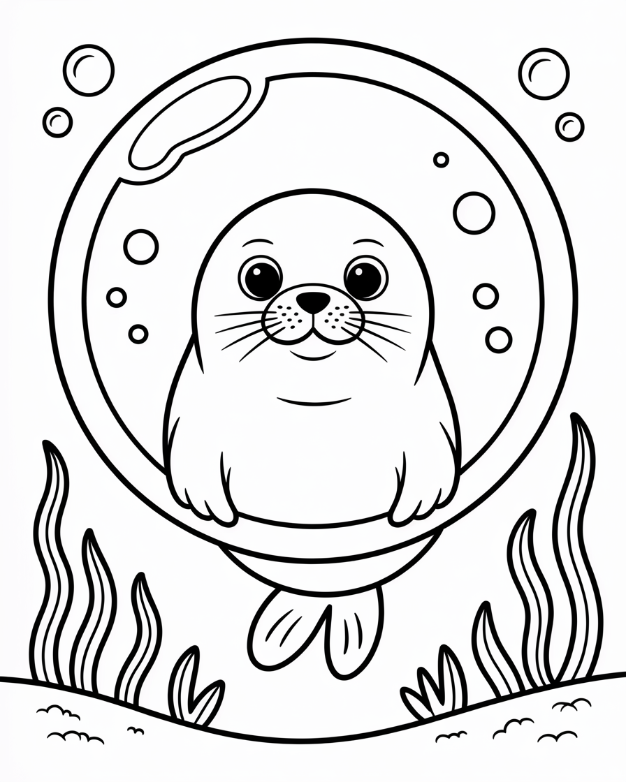 sea animals coloring pages