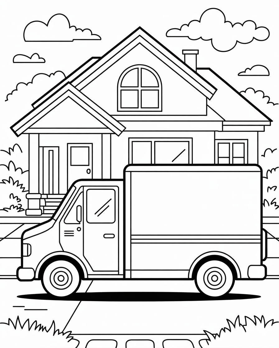 truck coloring pages