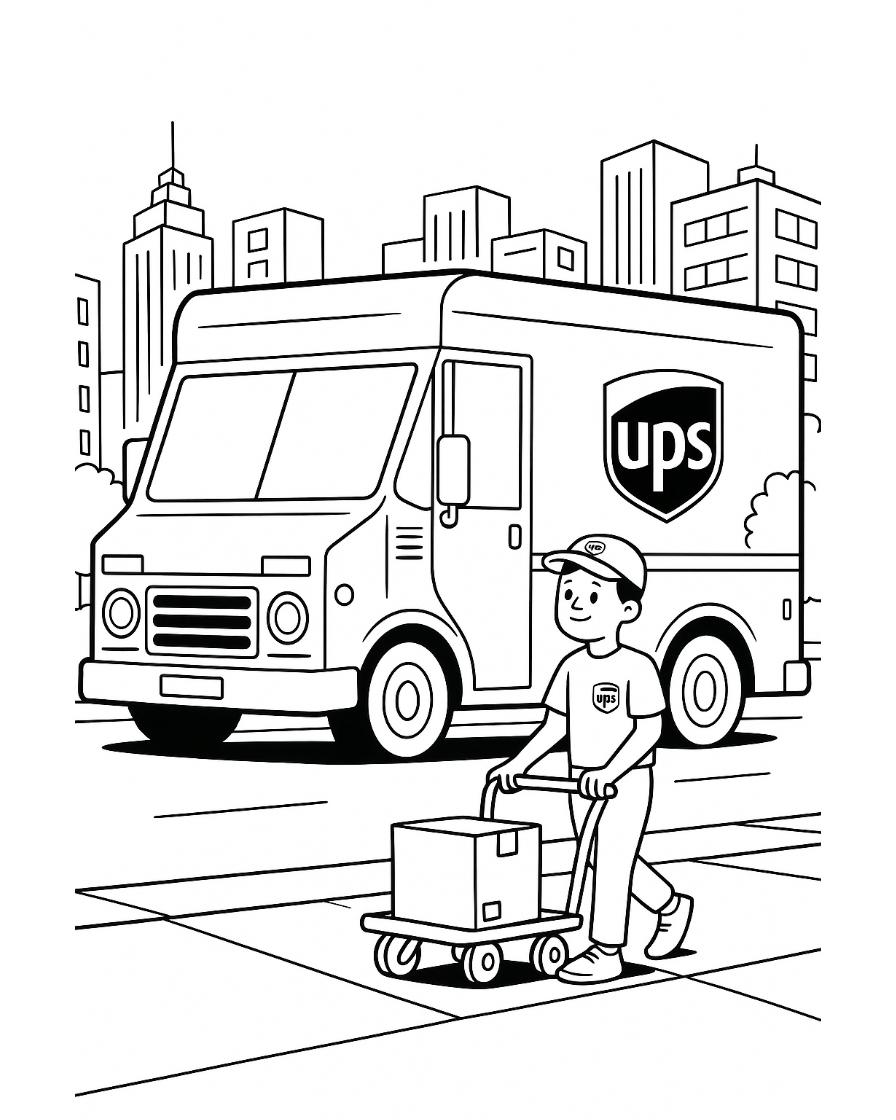 truck coloring pages