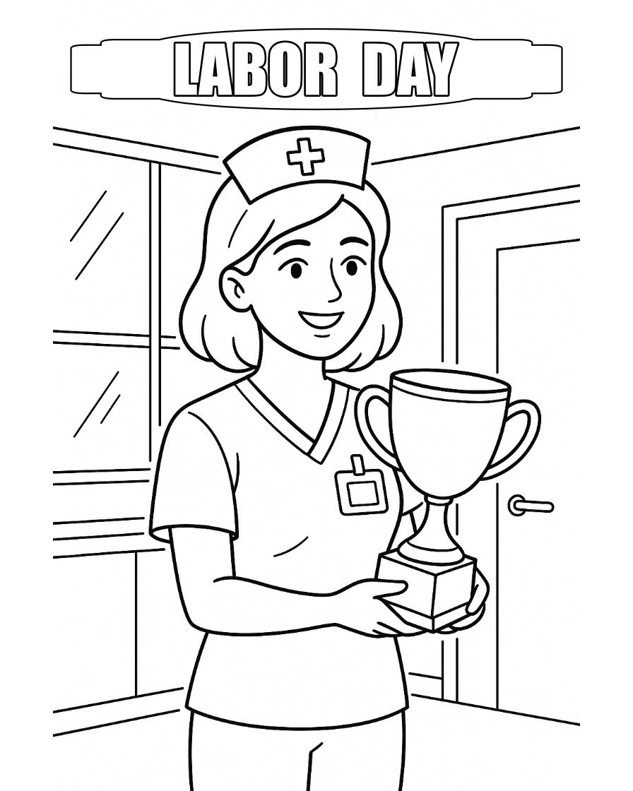 labor day coloring pages