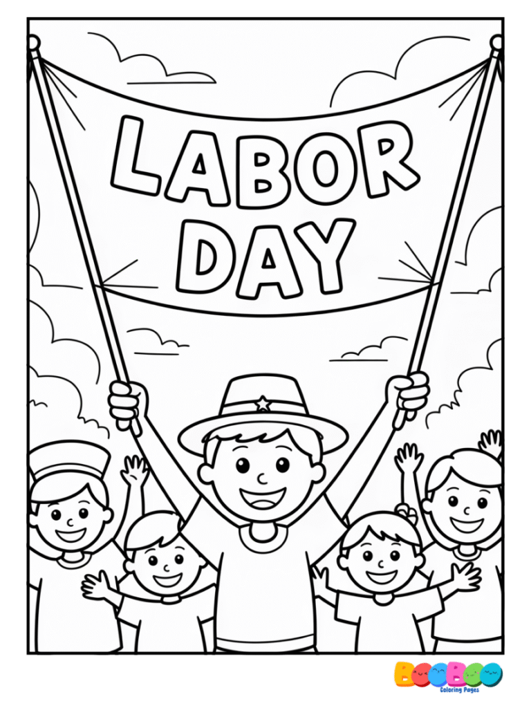 labor day coloring pages