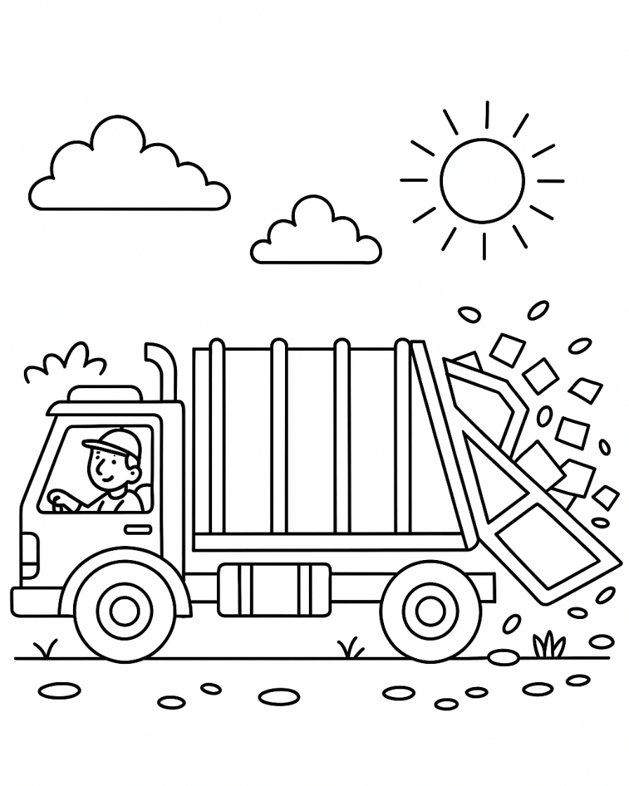 truck coloring pages
