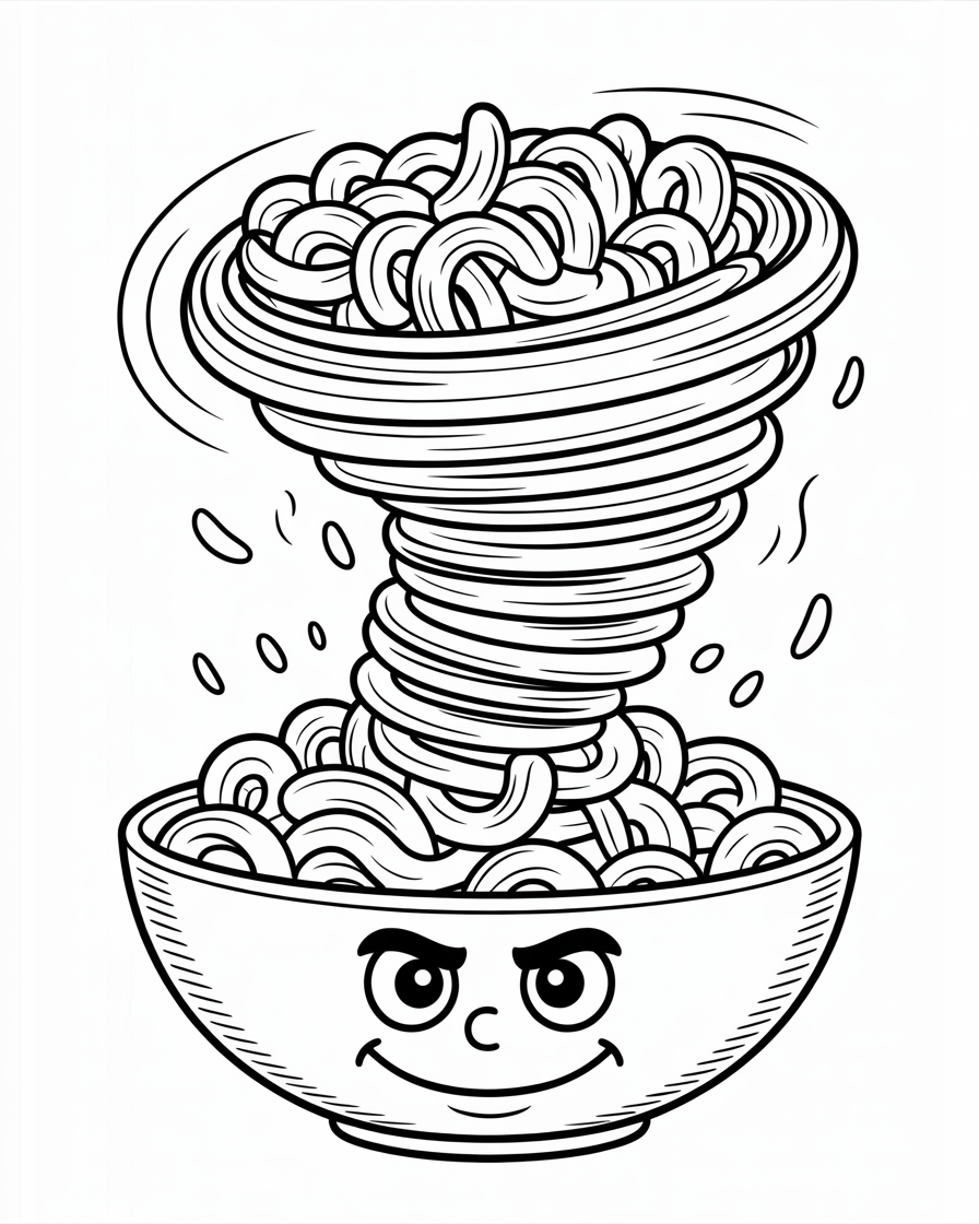 italian brainrot coloring pages
