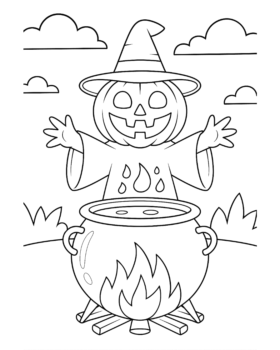 pumpkin coloring pages