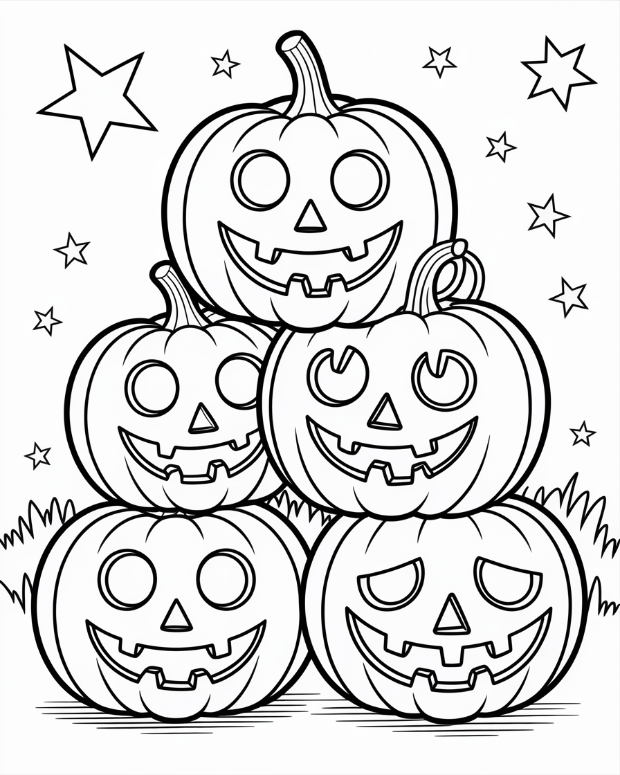 pumpkin coloring pages