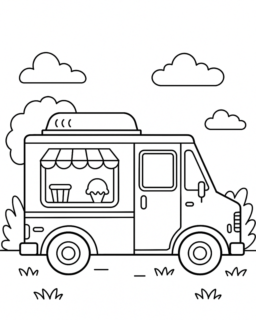truck coloring pages