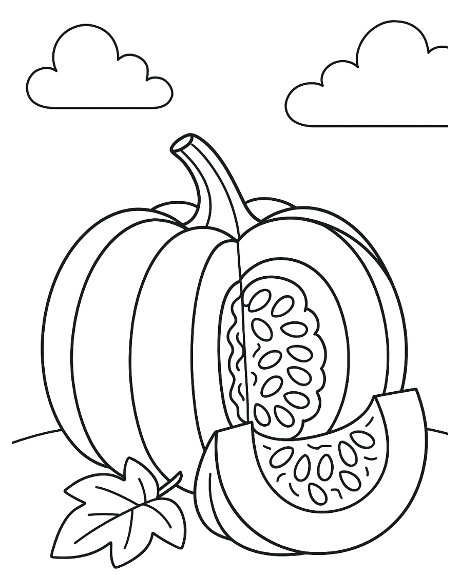 pumpkin coloring pages