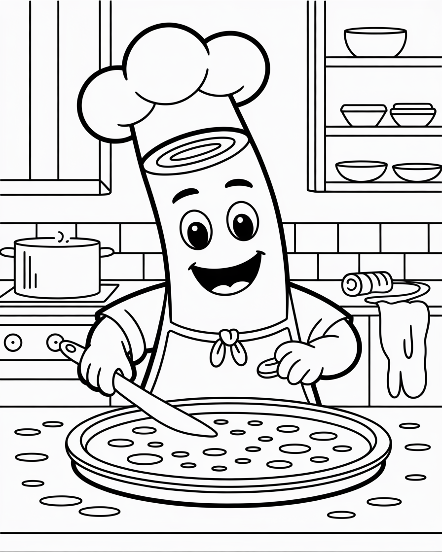 italian brainrot coloring pages