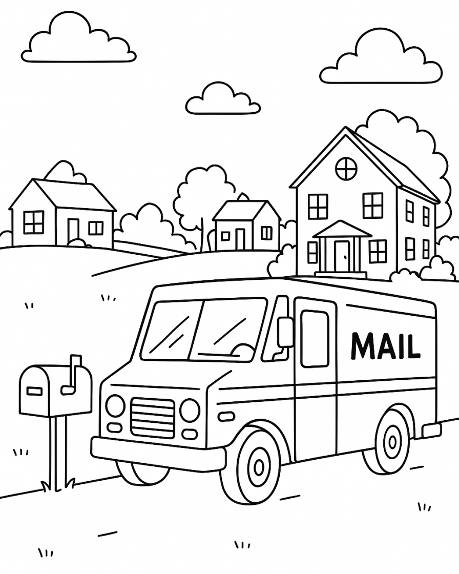 truck coloring pages