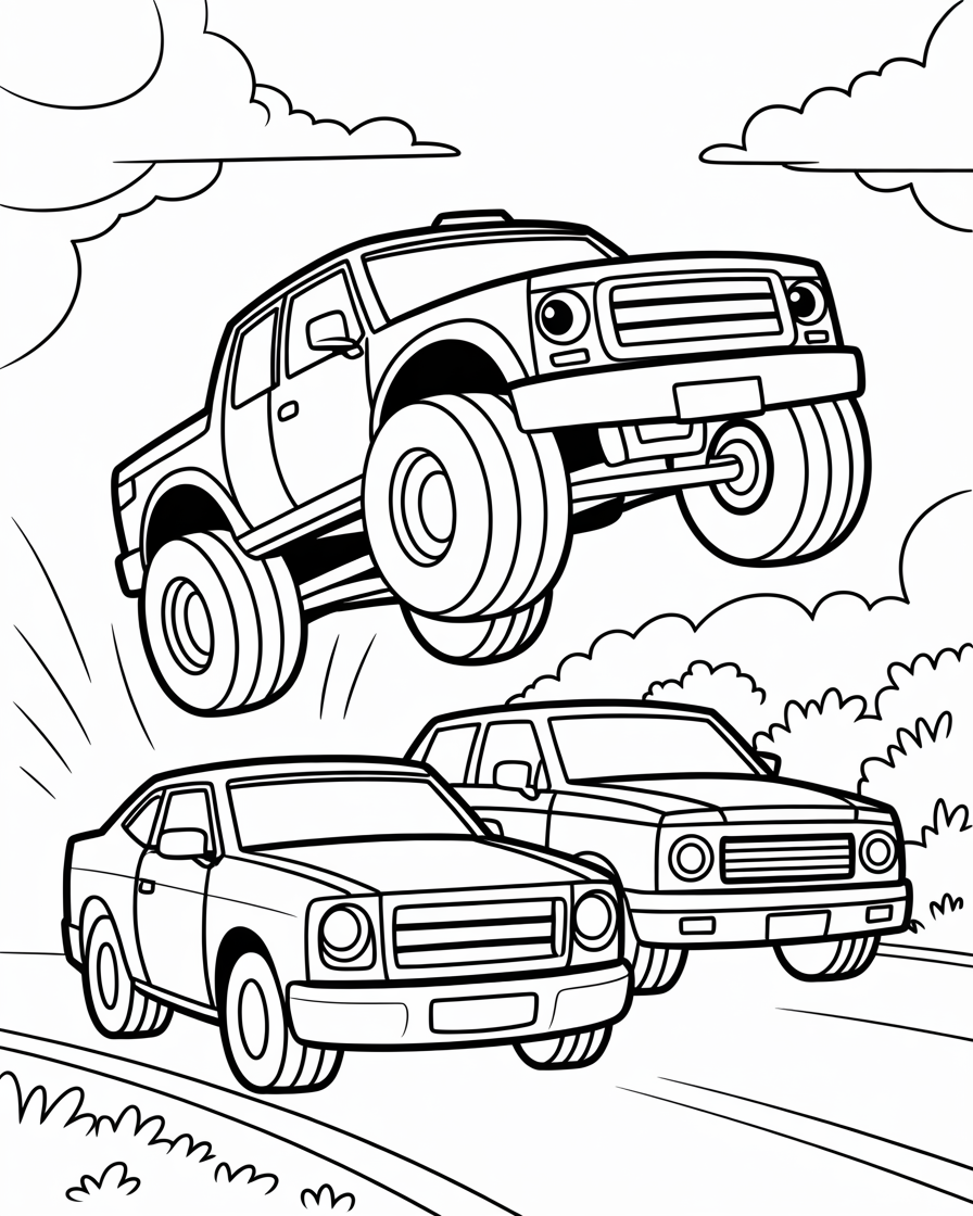 truck coloring pages