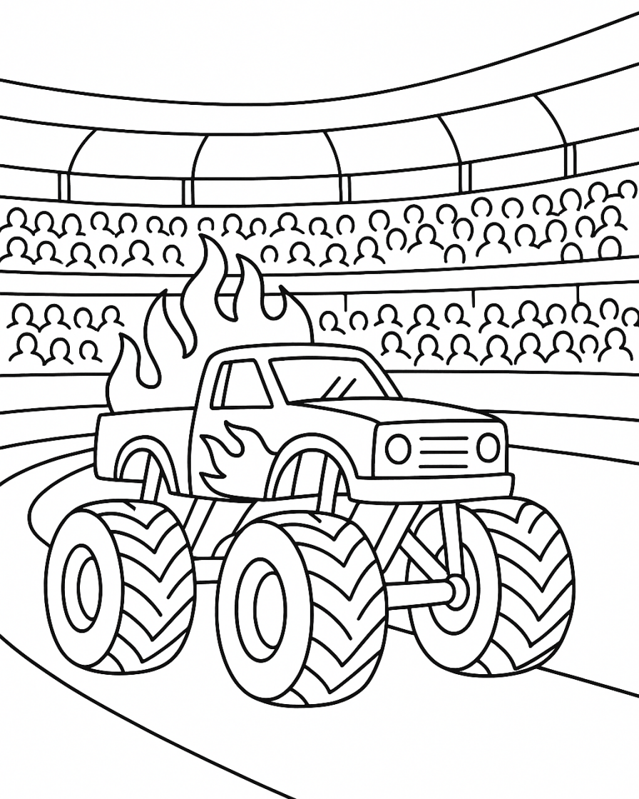 truck coloring pages