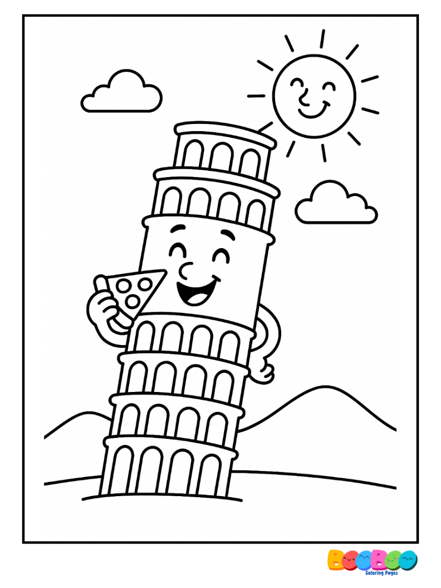 italian brainrot coloring pages
