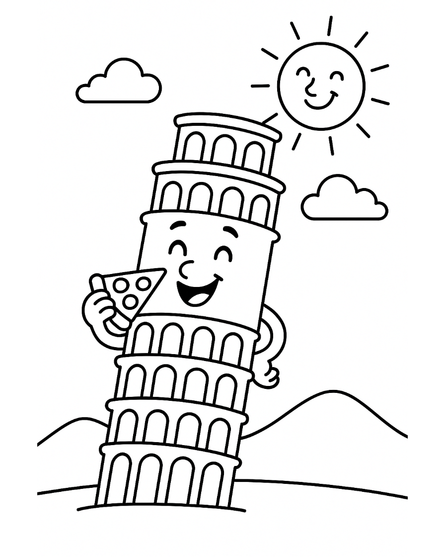 italian brainrot coloring pages