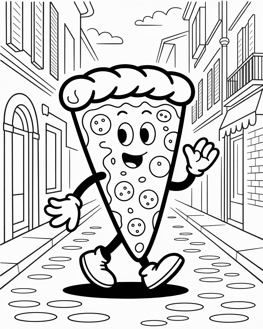 italian brainrot coloring pages