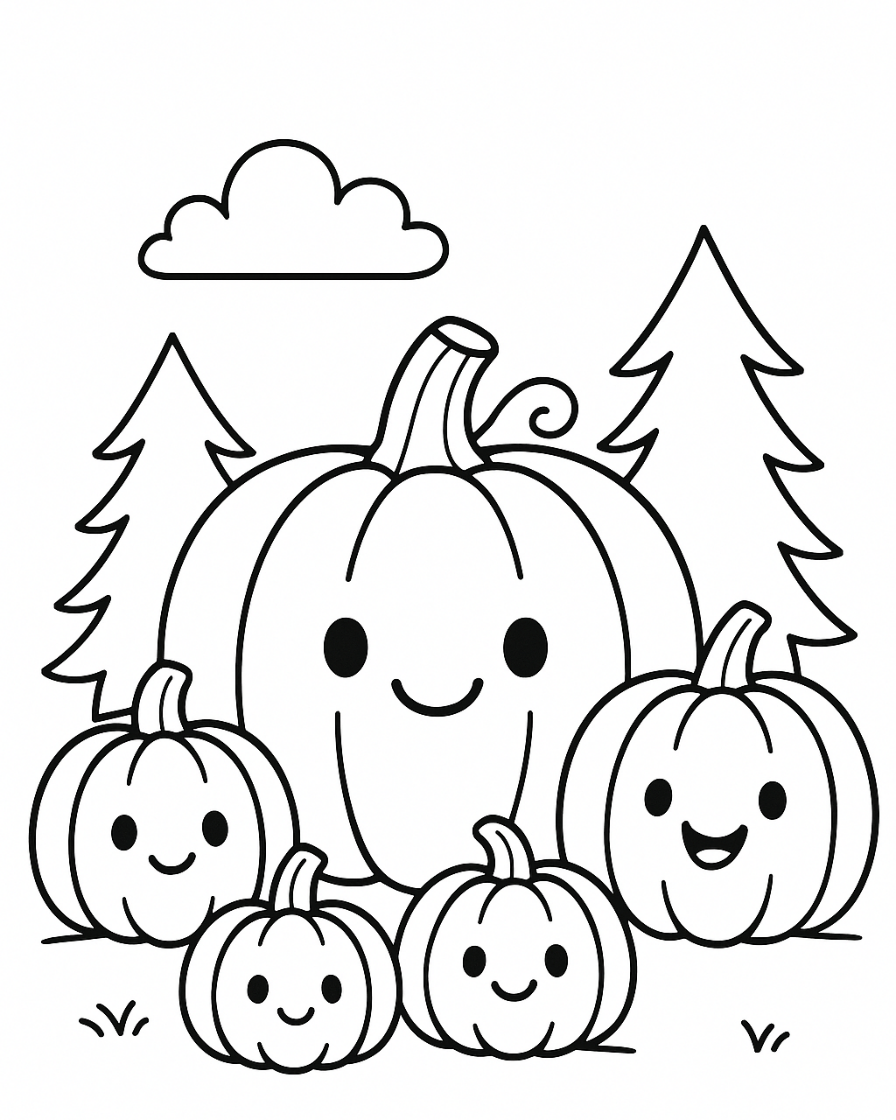 pumpkin coloring pages