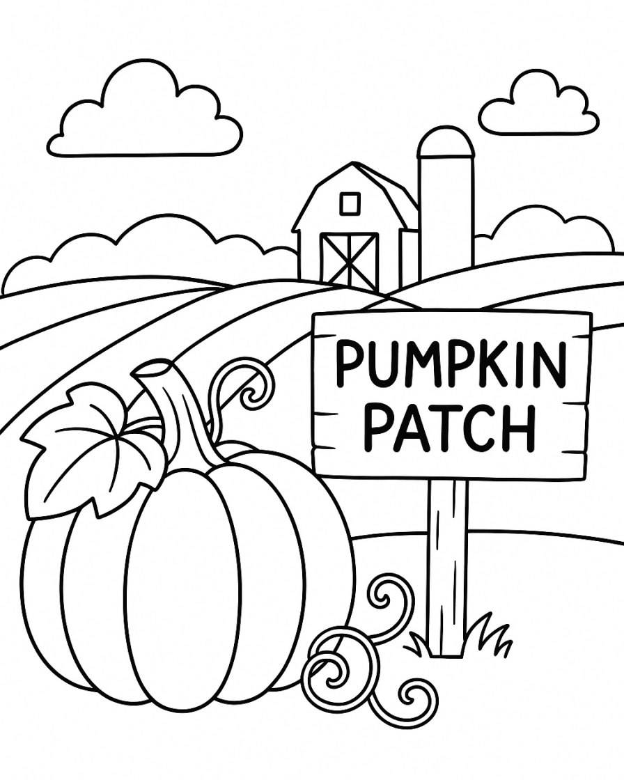 pumpkin coloring pages
