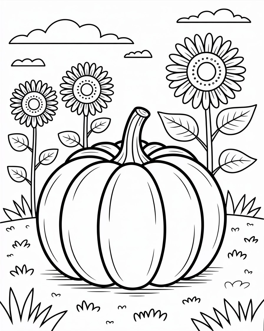 pumpkin coloring pages