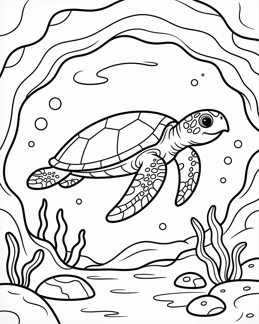 sea animals coloring pages